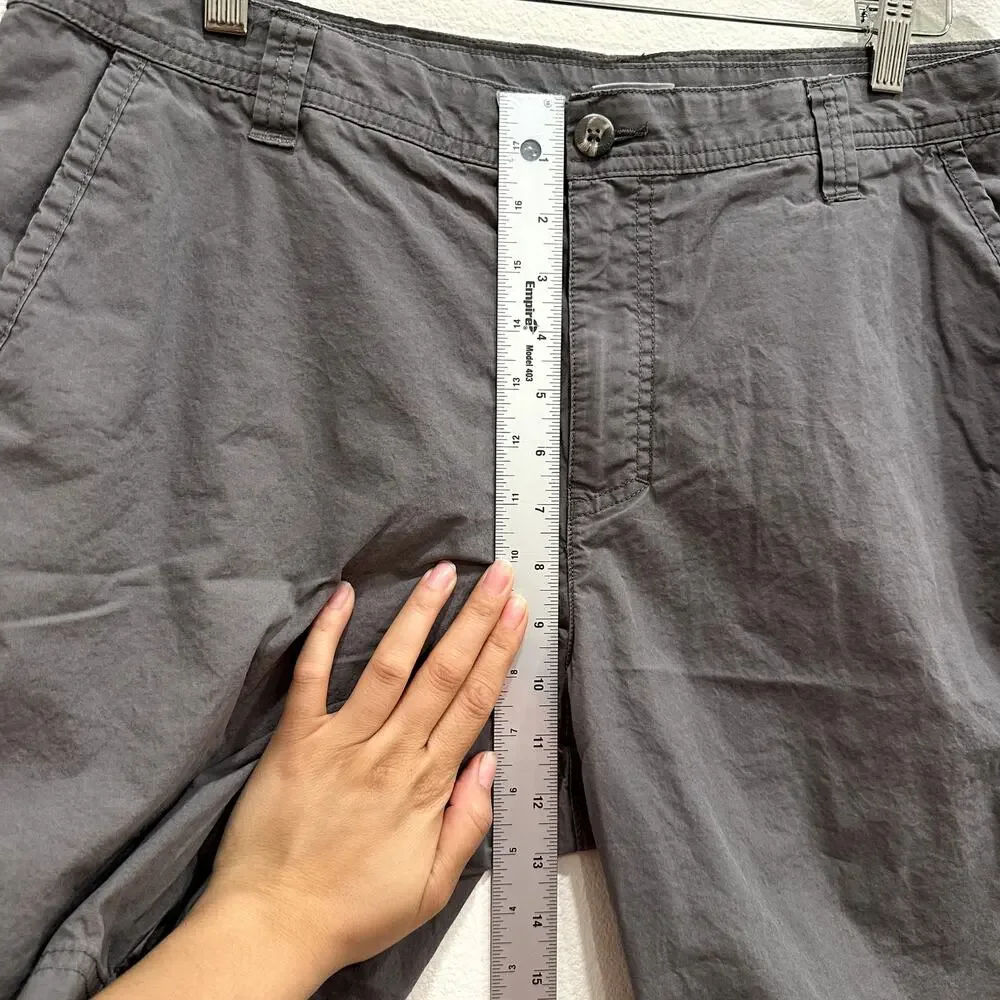 Columbia Mens 36 Washed Out Shorts Gray Hiking Climbing Camping Fishing Outdoors
